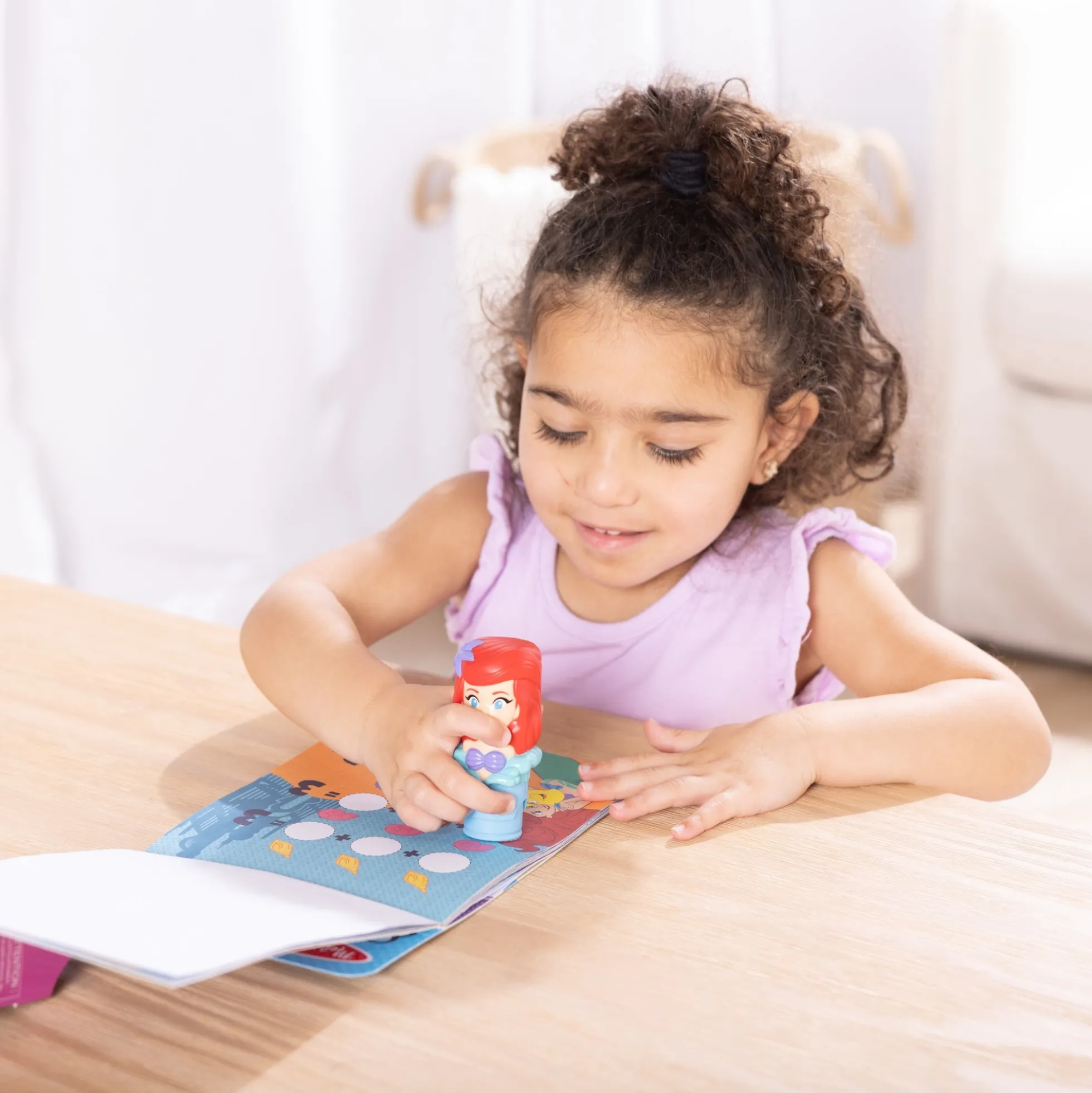Sticker WOW!™ Disney Ariel Bundle: Activity Pad & Sticker Stamper + Mini Activity Pad and 200 Refill Stickers