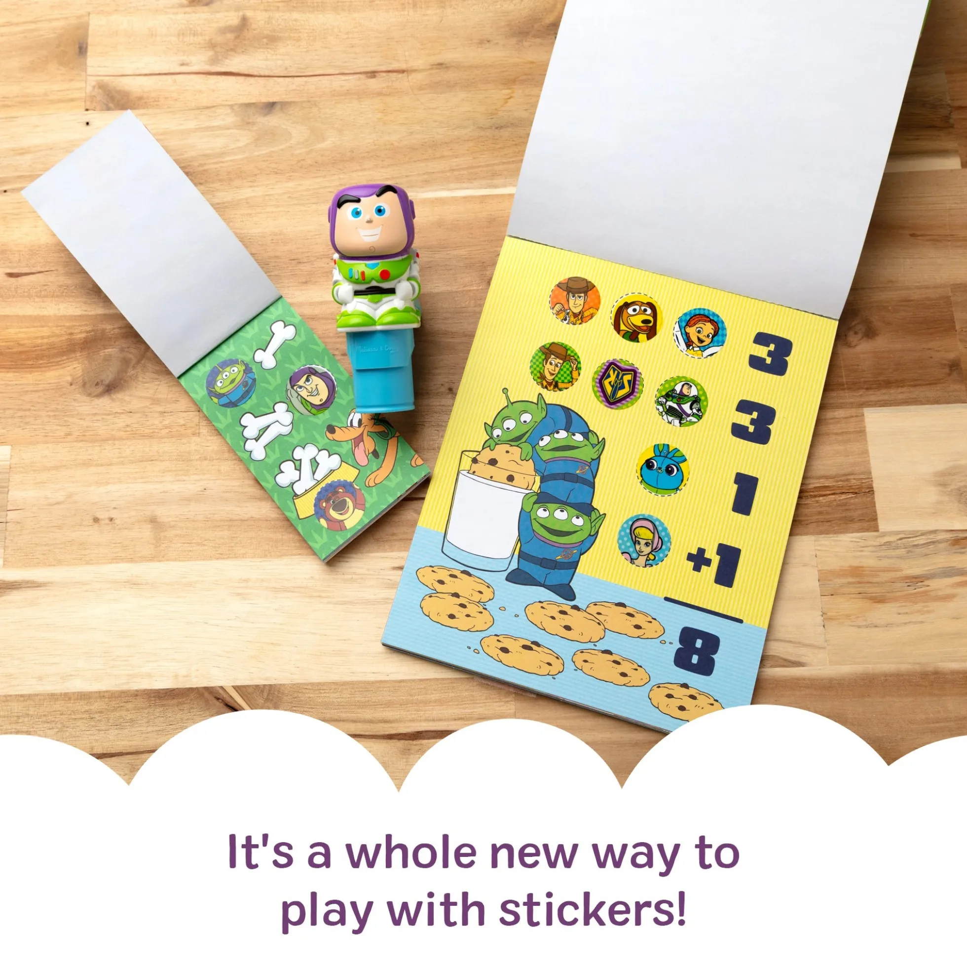 Sticker WOW!™ Disney Toy Story Buzz Lightyear Bundle: Activity Pad & Sticker Stamper + Mini Activity Pad and 200 Refill Stickers