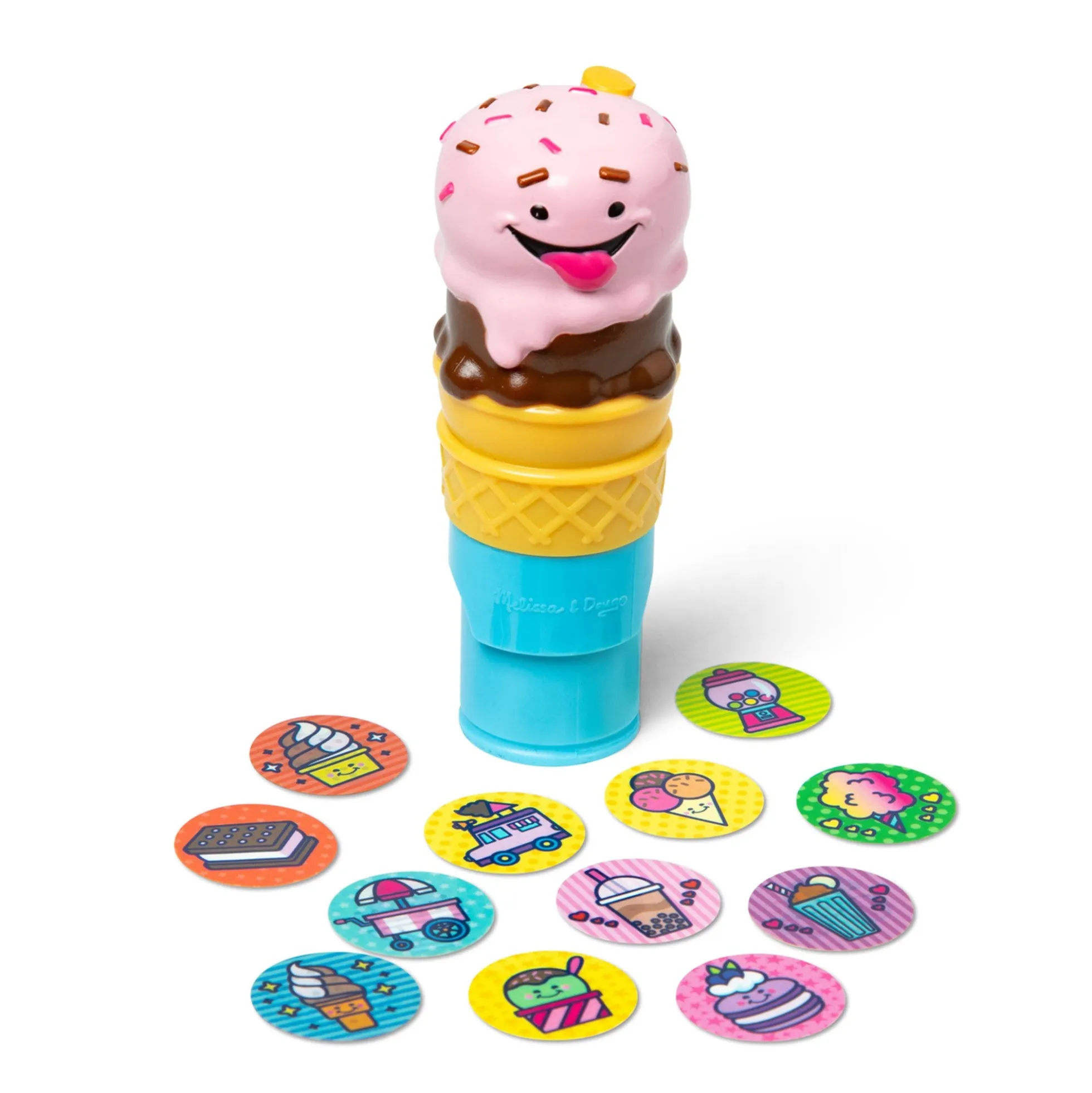Sticker WOW!™ Ice Cream Bundle: Activity Pad & Sticker Stamper + Mini Activity Pad and 200 Refill Stickers