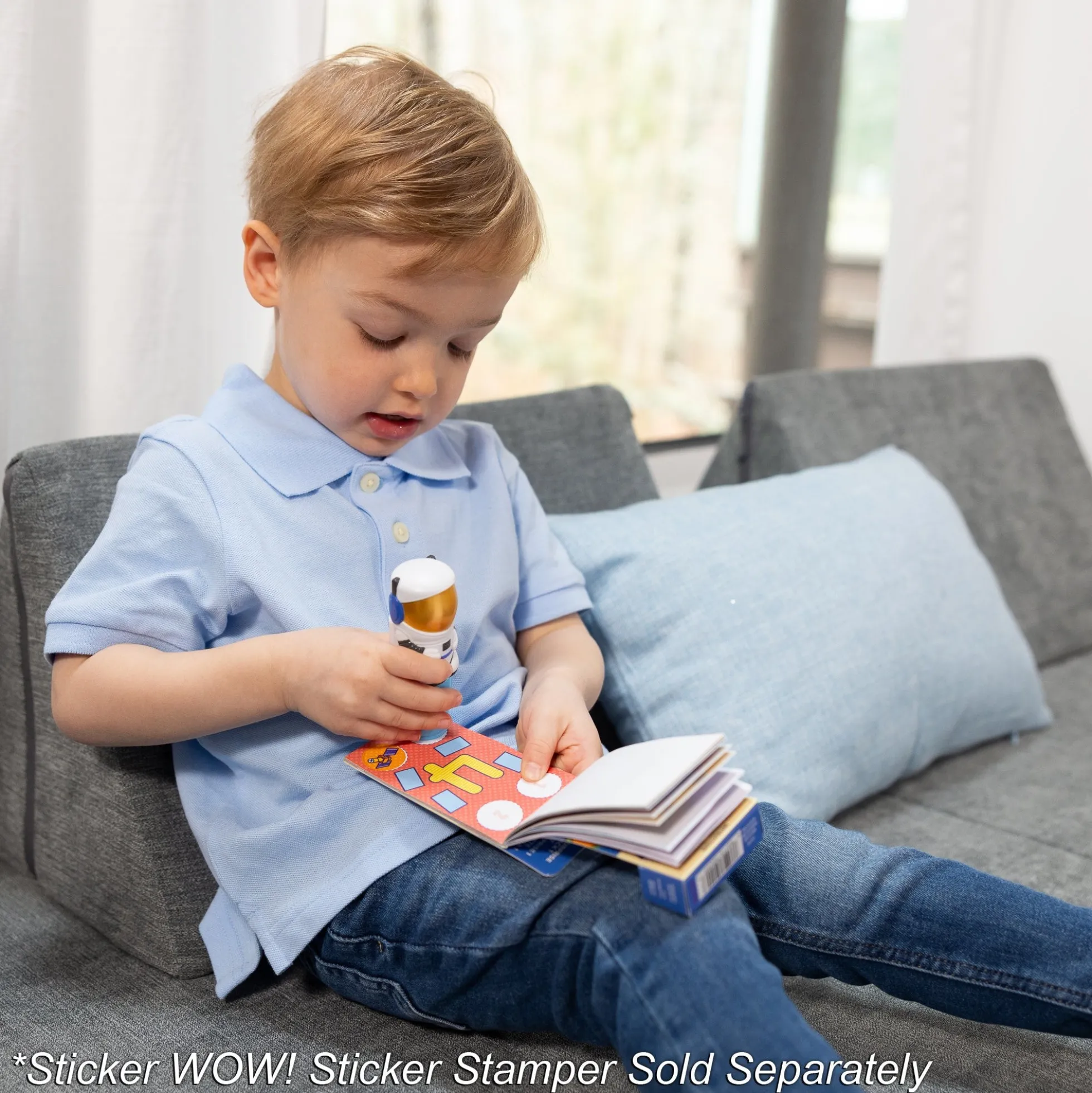 Sticker WOW!® Mini Activity Pad & Refill Stickers - Surprise Pack 1 (200+ Stickers, Stamper Not Included)