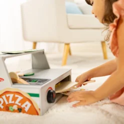 Top & Bake Pizza Counter - Wooden Play Food