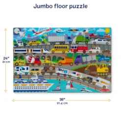 Traffic Jam Floor Puzzle - 24 Pieces