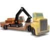 Trailer & Excavator Wooden Vehicles Play Set