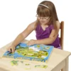 U.S.A. Map Wooden Puzzle