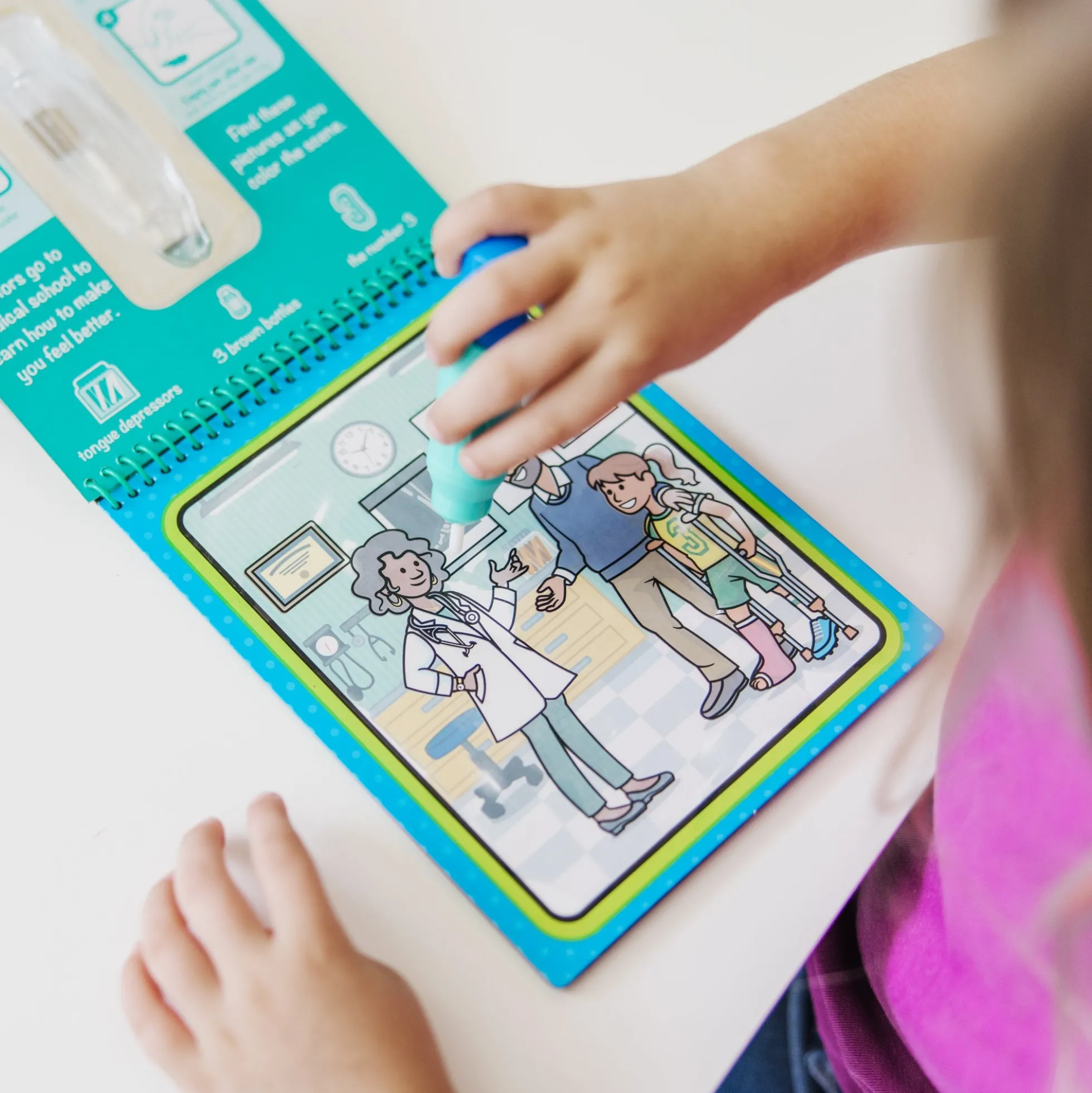 Water Wow! Occupations - Water Reveal Pad On the Go Travel Activity