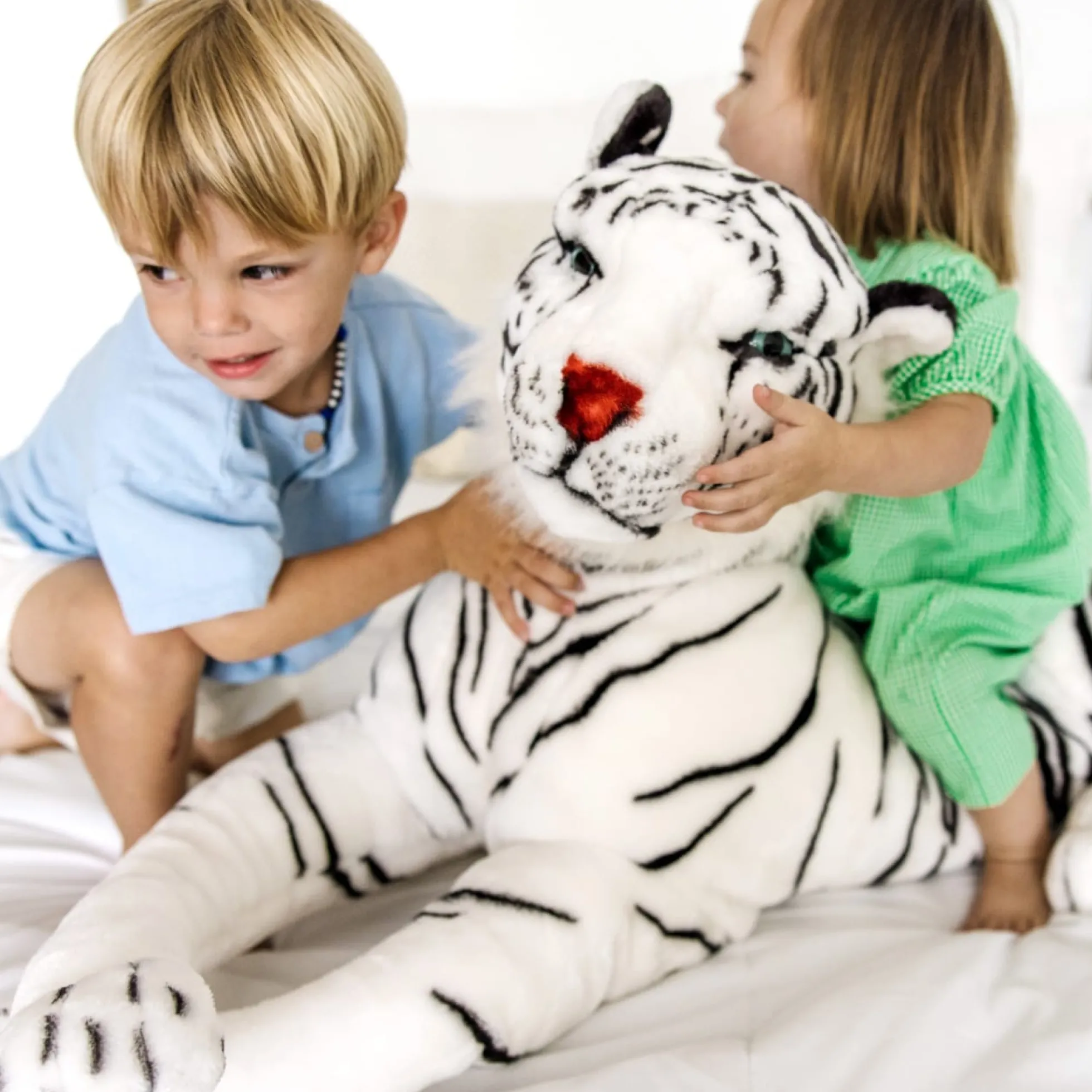 White Tiger Giant Stuffed Animal