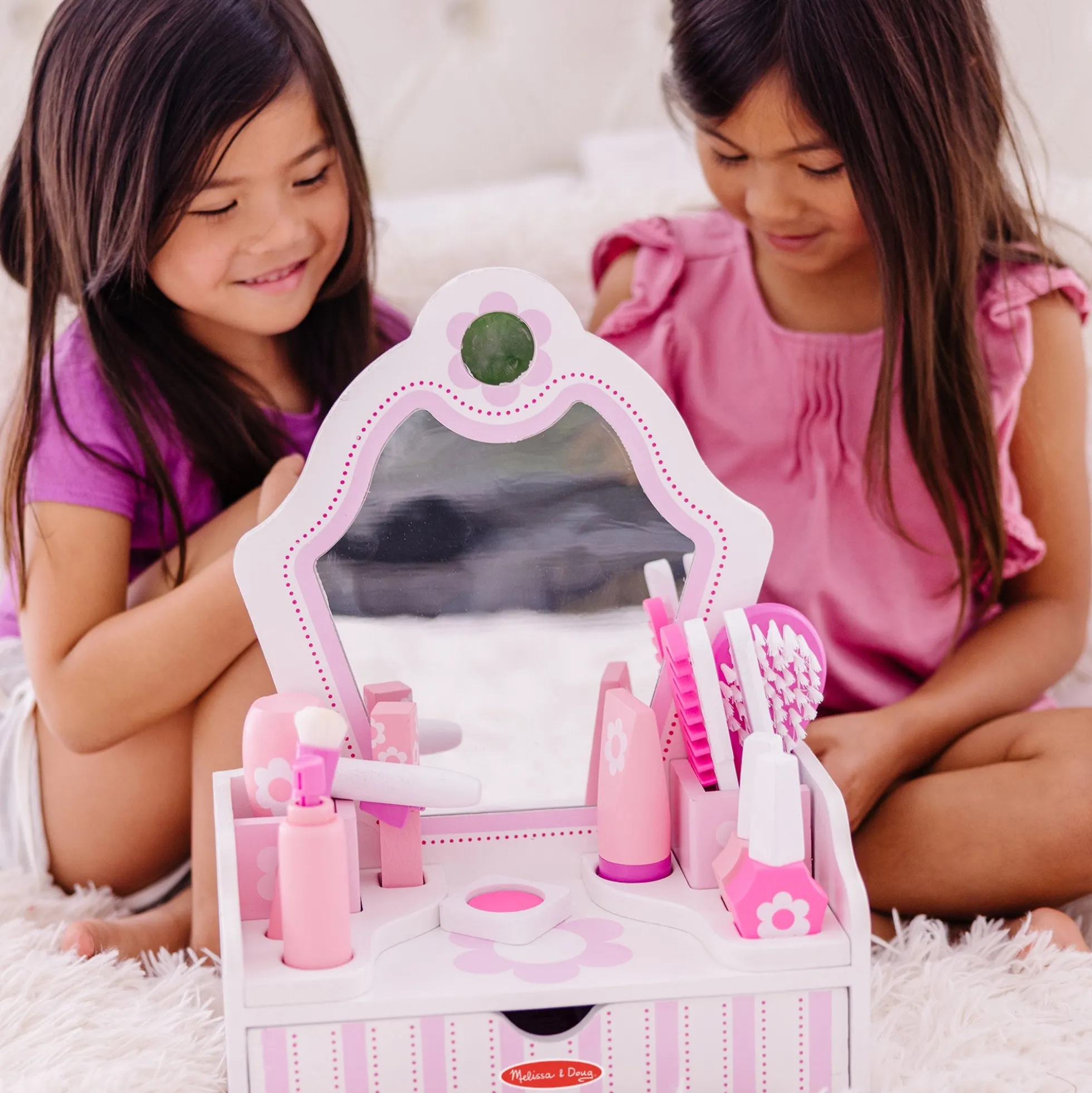 Wooden Beauty Salon Play Set