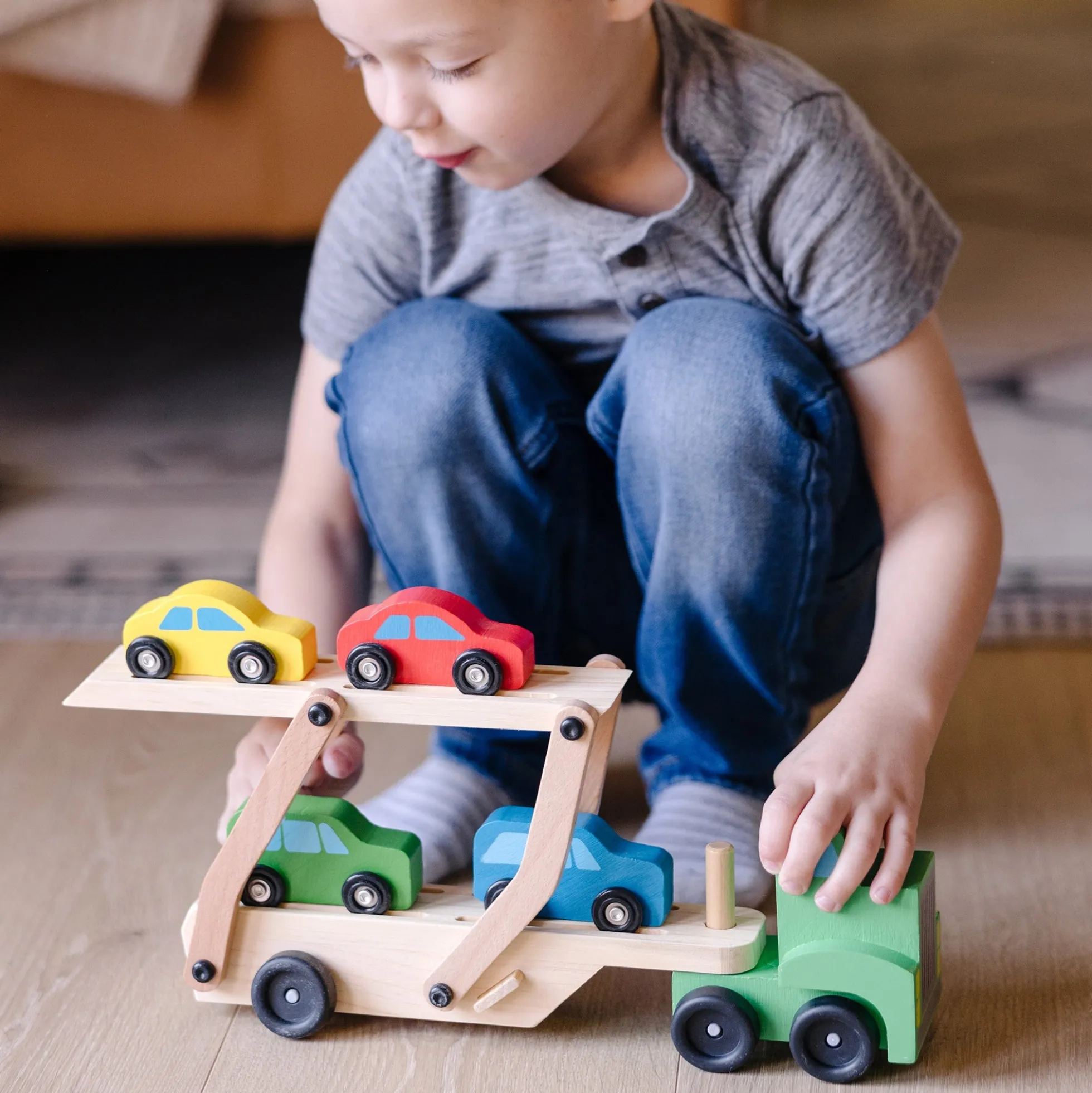 Wooden Car Carrier