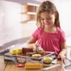 Wooden Grill & Serve BBQ Set