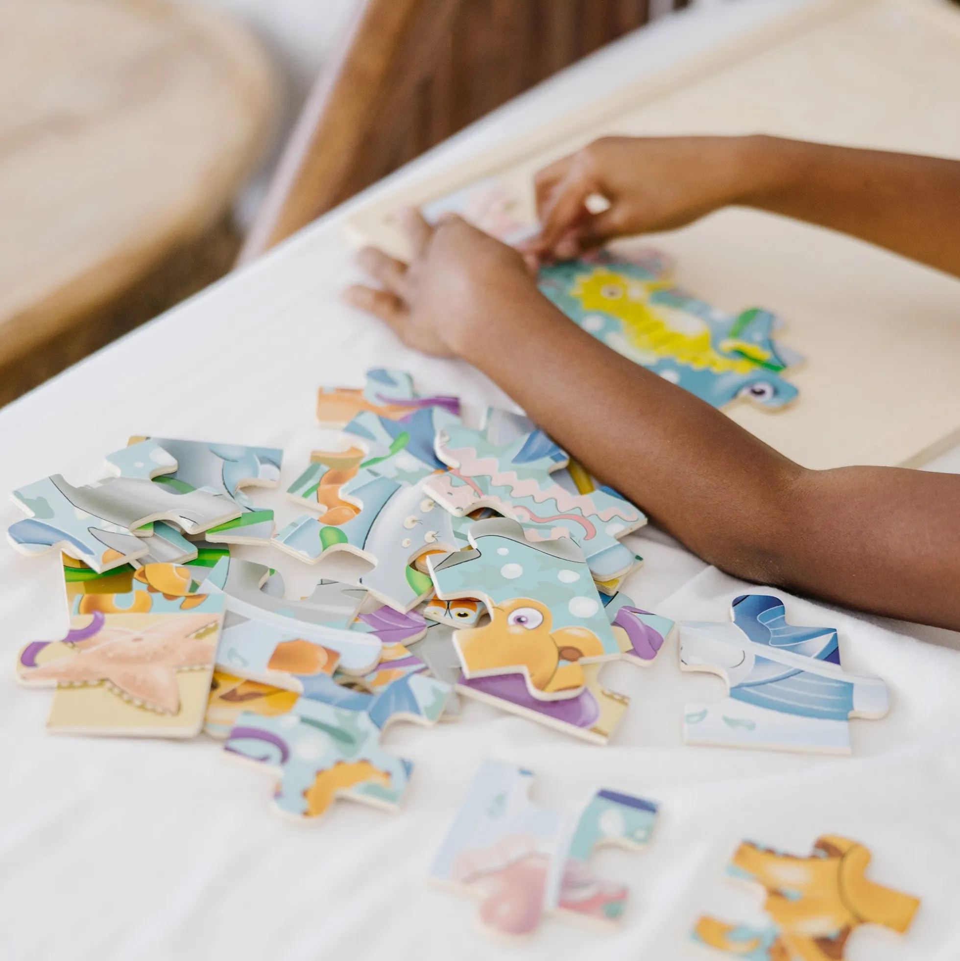 Wooden Jigsaw Puzzle - Under the Sea - 24 Pieces