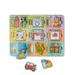 Wooden Magnetic Hide & Seek Board