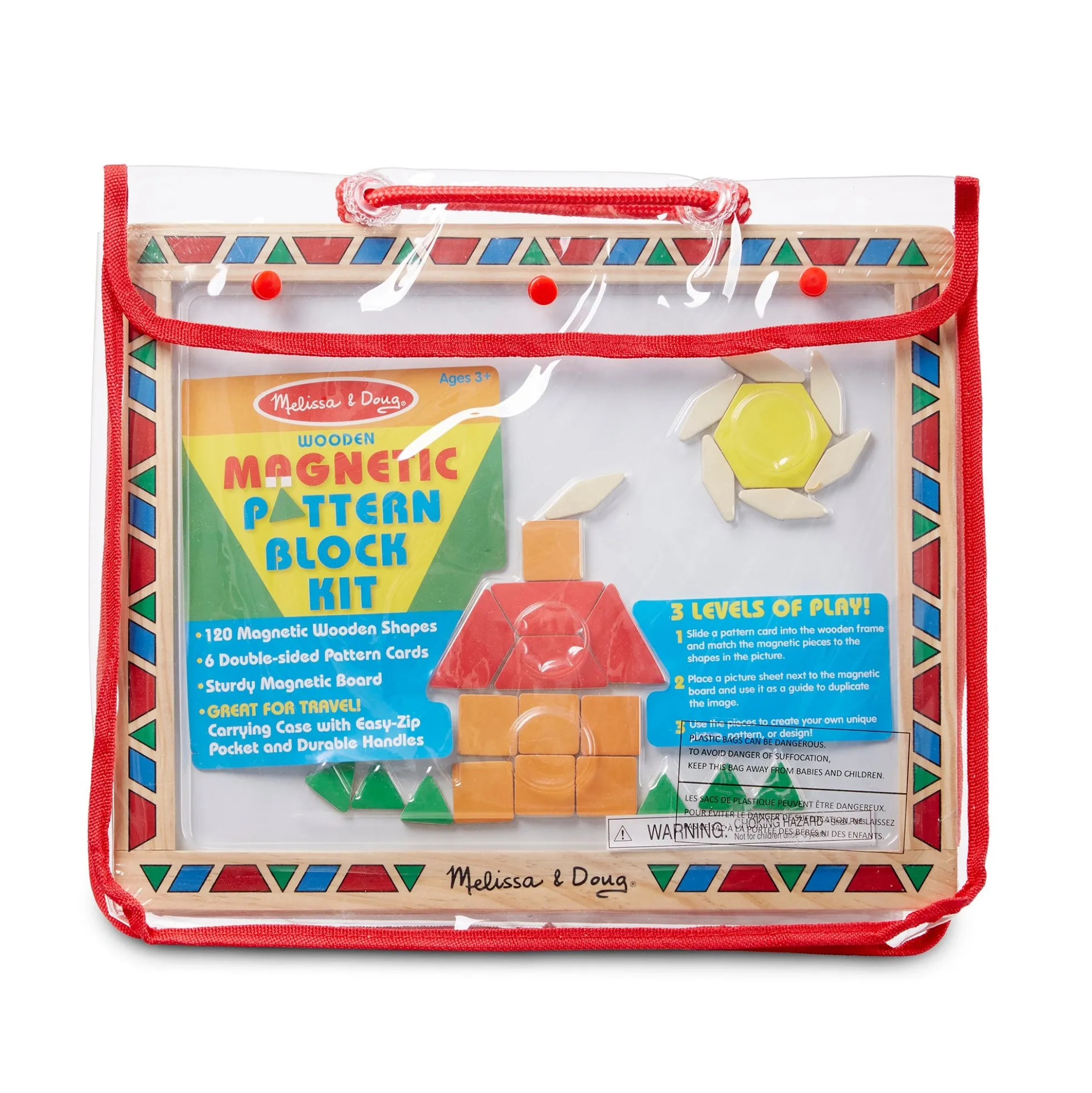 Wooden Magnetic Pattern Block Kit