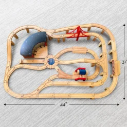 Wooden Railway Set