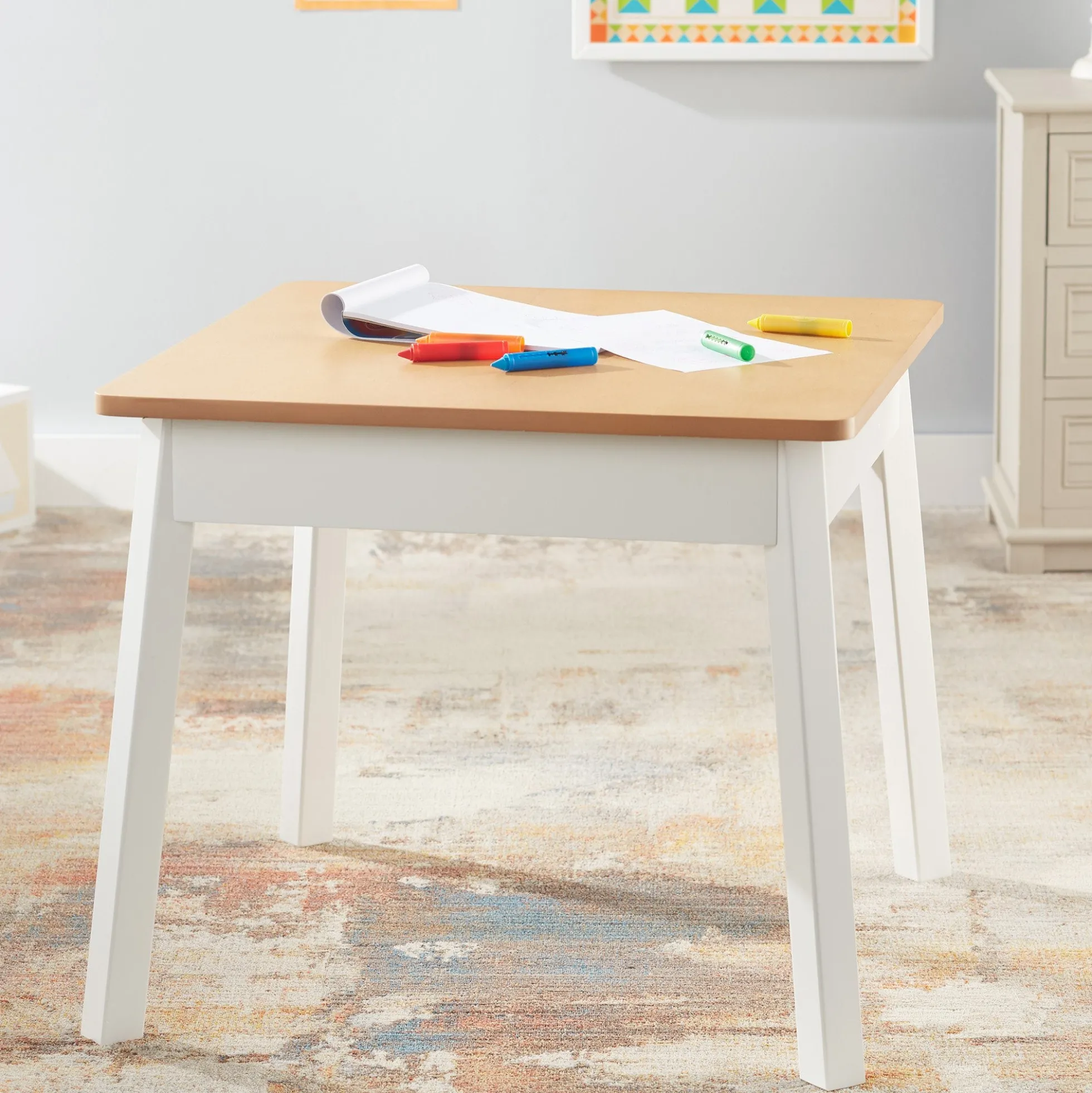 Wooden Square Table