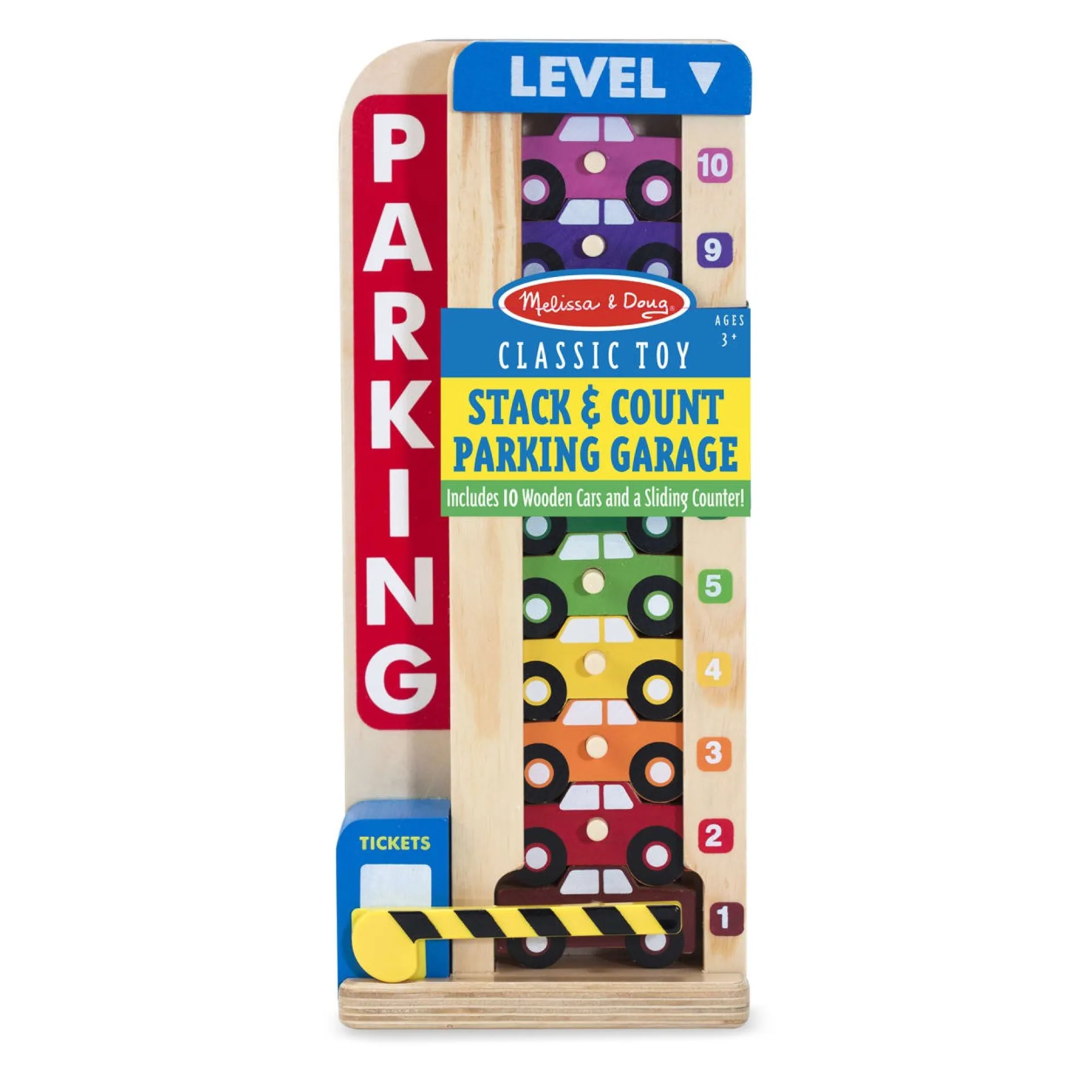 Wooden Stack & Count Parking Garage