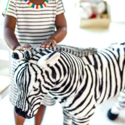 Zebra Lifelike Plush Stuffed Animal